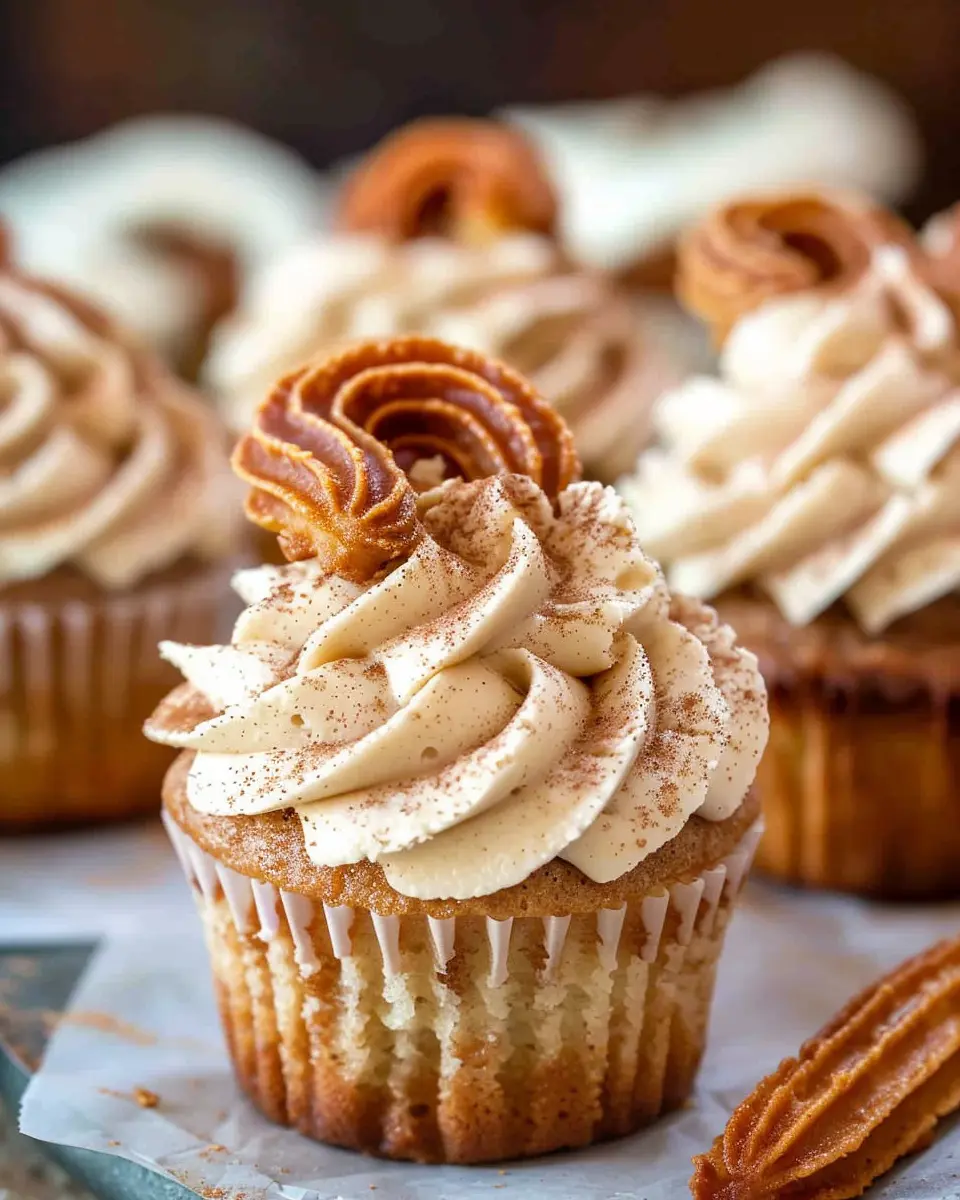 Churro Cupcakes
