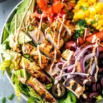 Spicy Southwest Salad (with Spicy Ranch Dressing)