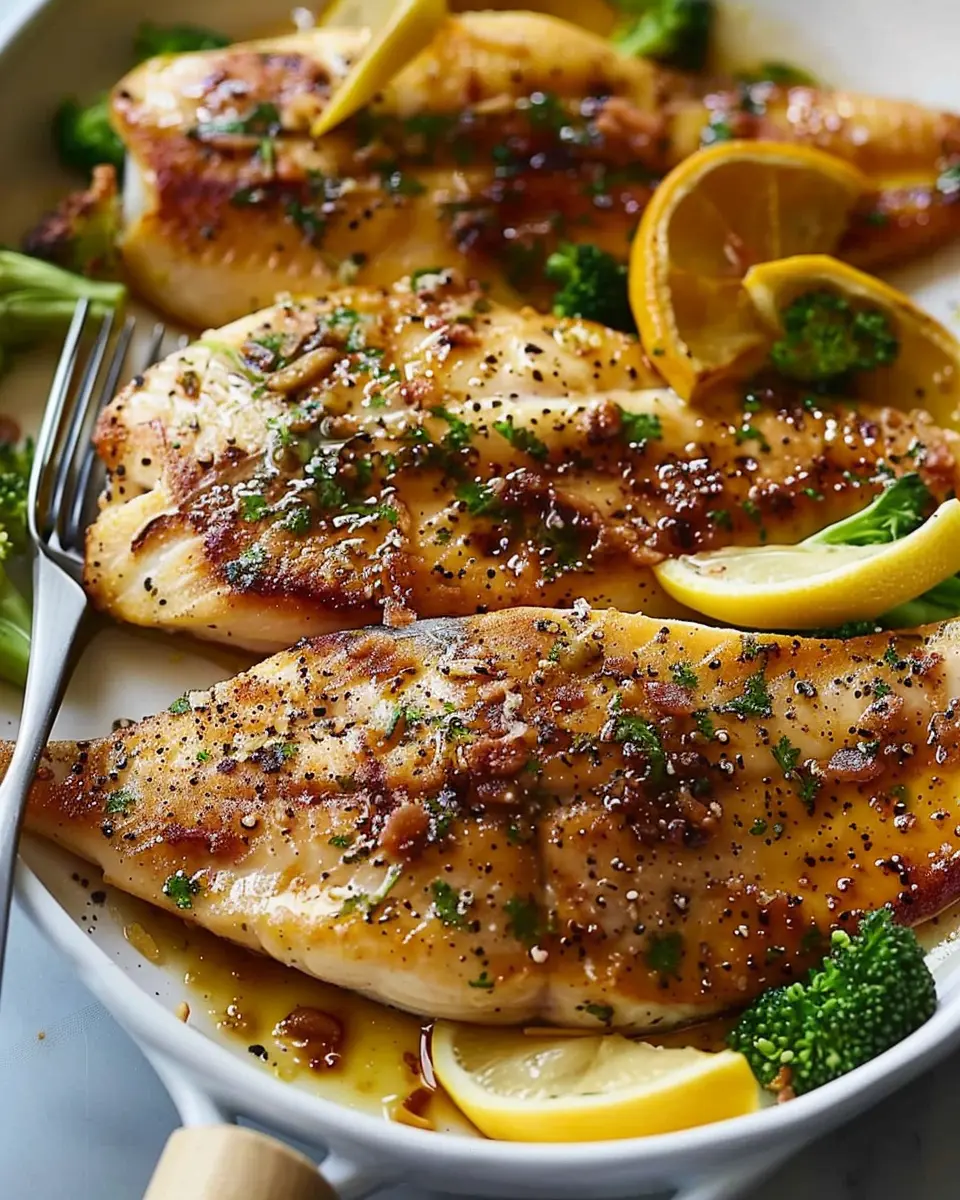 Baked Lemon Garlic Butter Tilapia