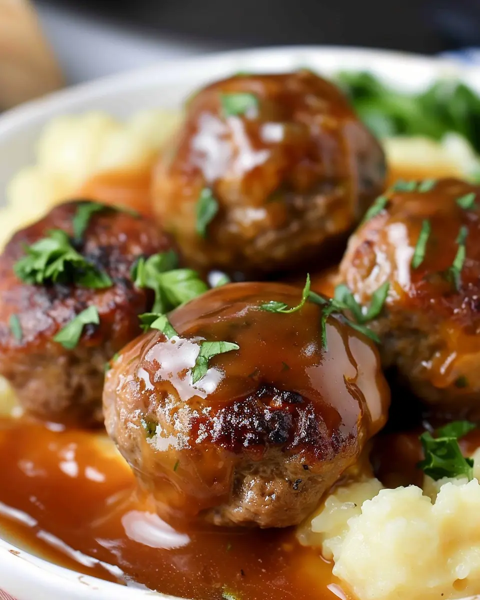 Salisbury Steak Meatballs