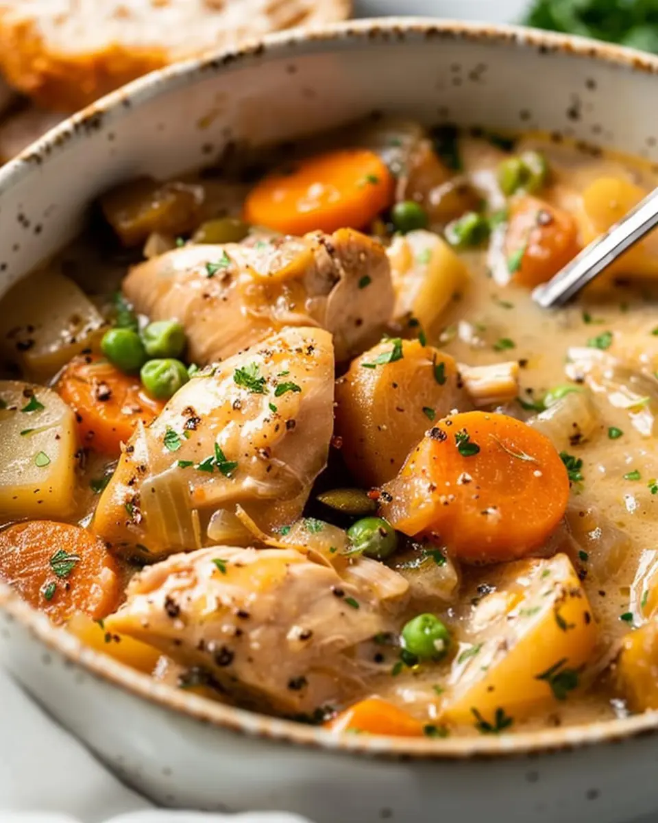 Slow Cooker White Wine Chicken Stew: A Cozy, Flavorful Delight