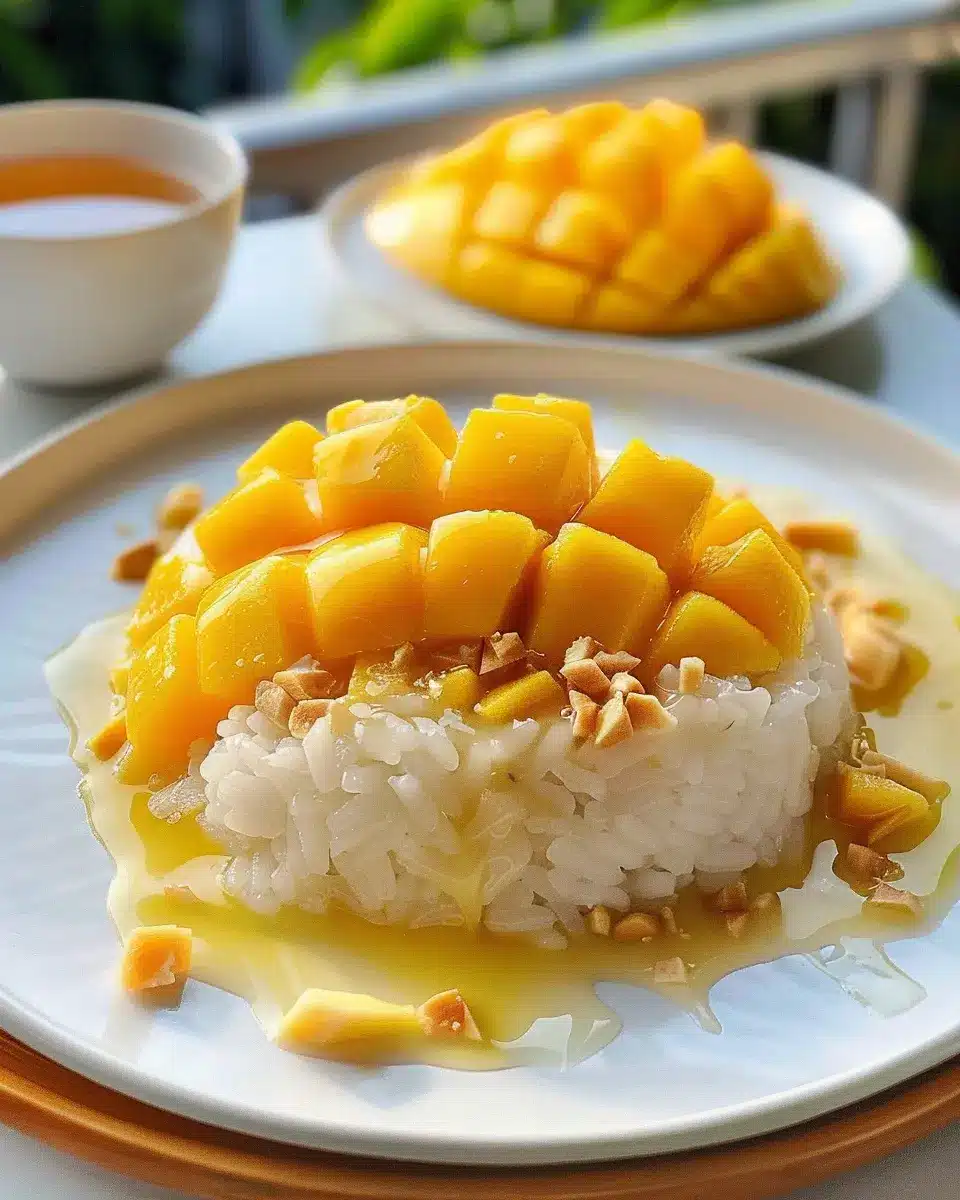 Thai Mango Sweet Sticky Rice